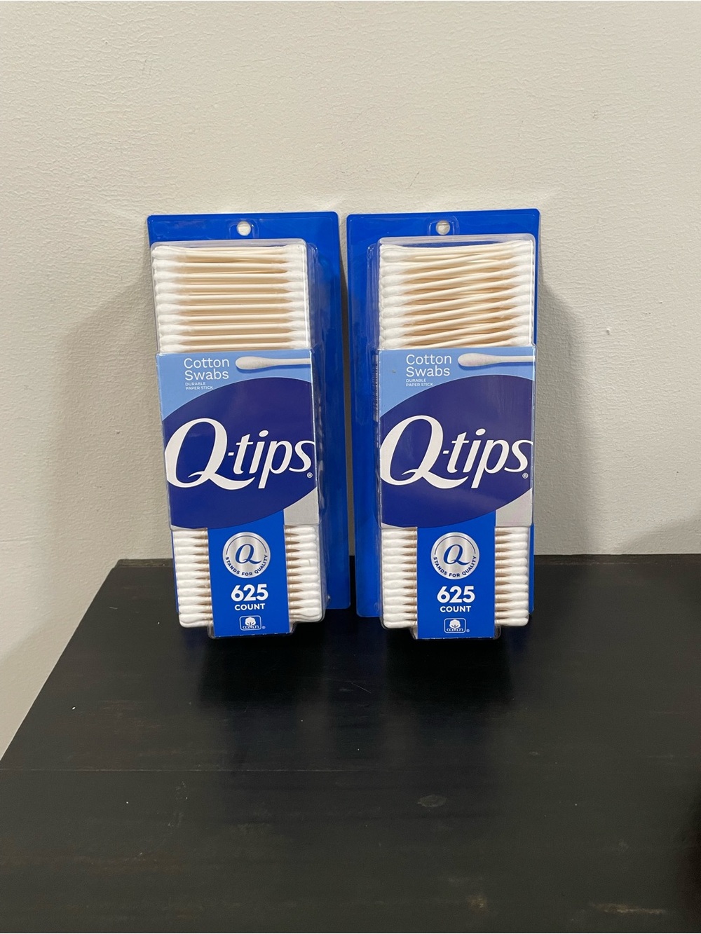 Qtips cotton swabs 625ct x2